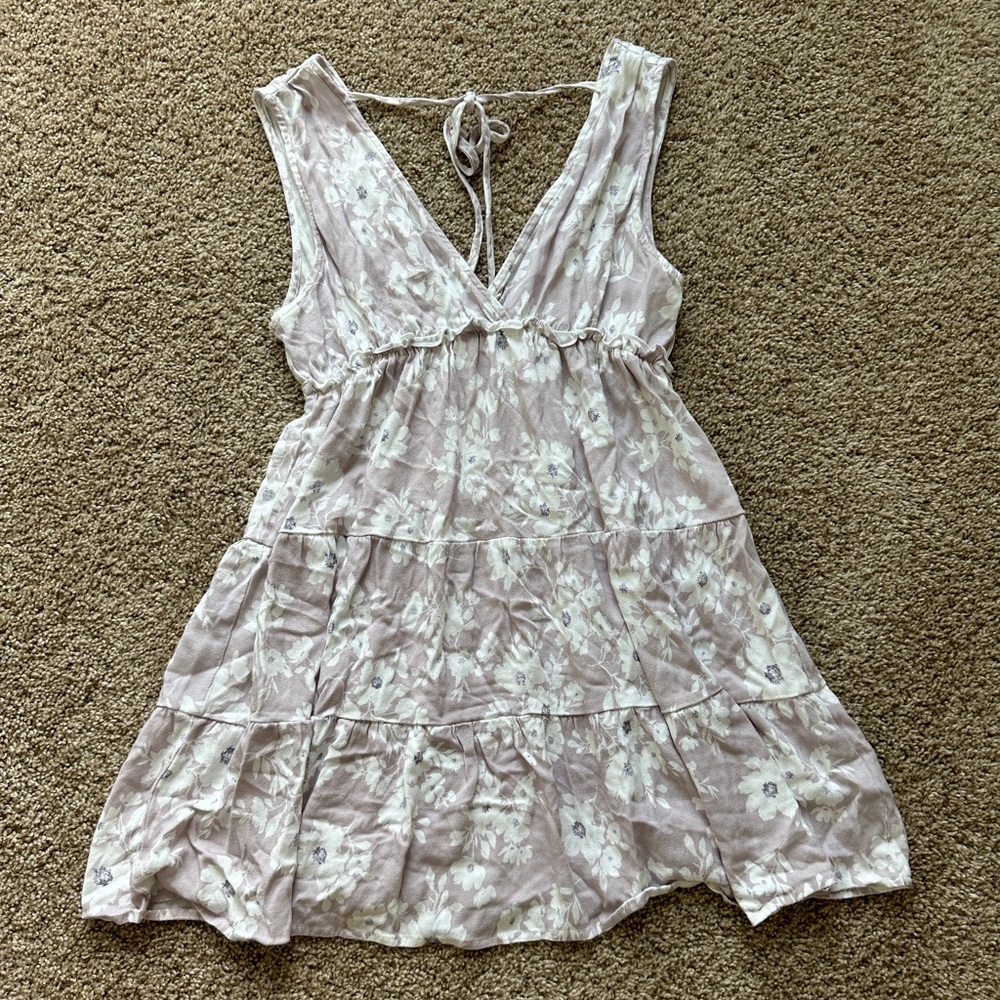 Small purple floral dress💛